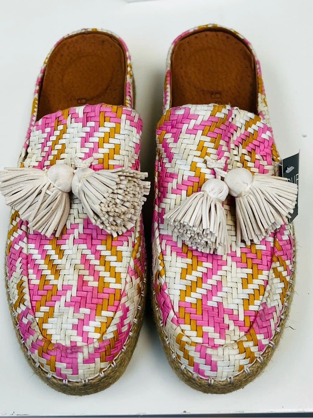 Gentle Souls by Kenneth Cole Women's Rory Espadrille Slide Flats - Size 10